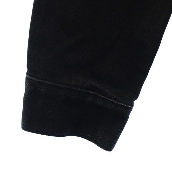 リー ナノユニバース コラボ デニムジャケット M ブラック Lee NANOUNIVERSE ジージャン レディース