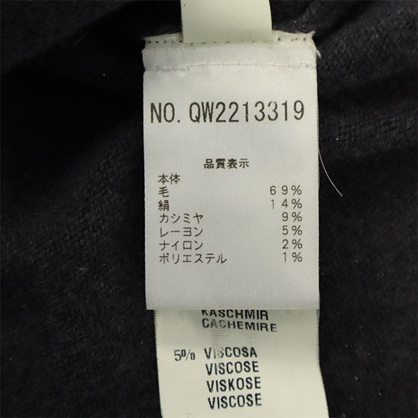 FABIANA FILIPPI ファビアナ フィリッピ イタリア製 長袖 ウールミックス カーディガン XS グレー レディース