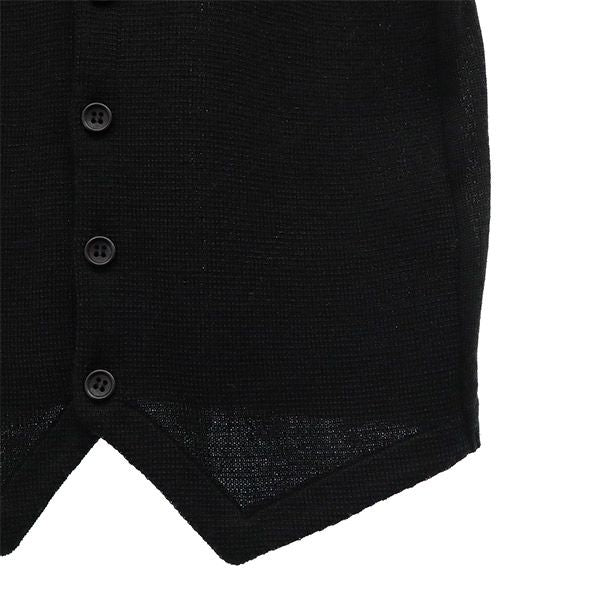 グリーンレーベルリラクシング 日本製 ベスト S ブラック green label relaxing ユナイテッドアローズ メンズ