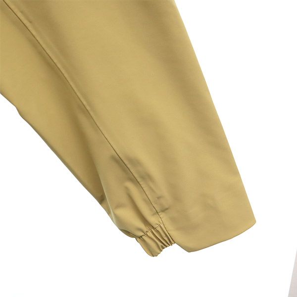 adidas アディダス MYSHELTER ロゴプリント ナイロン混 マイシェルター レイン ジャケット M ベージュ メンズ