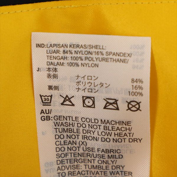 adidas アディダス MYSHELTER ロゴプリント ナイロン混 マイシェルター レイン ジャケット M ベージュ メンズ