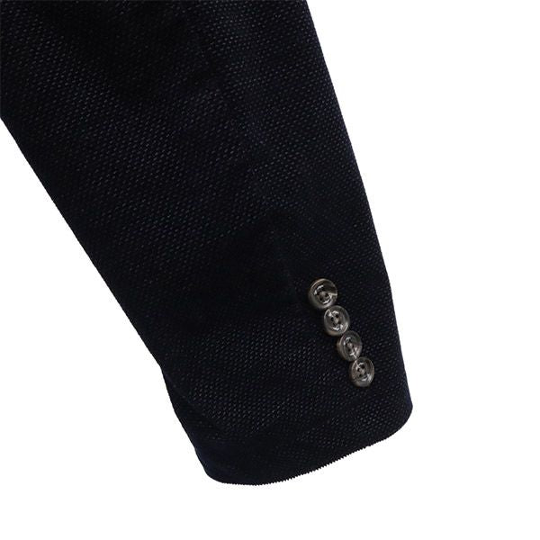 G-Stage ジーステージ 総柄 テーラードジャケット 46 ネイビー メンズ