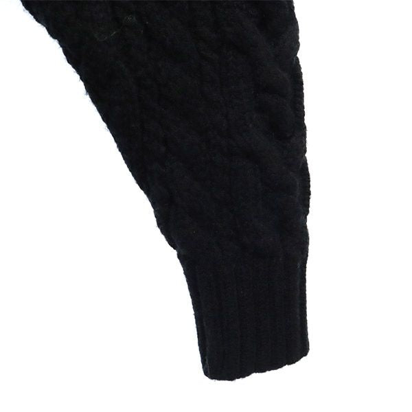 未使用 eimy istoire エイミー イストワール 長袖 セーター F ブラック ニット ビーズ レディース