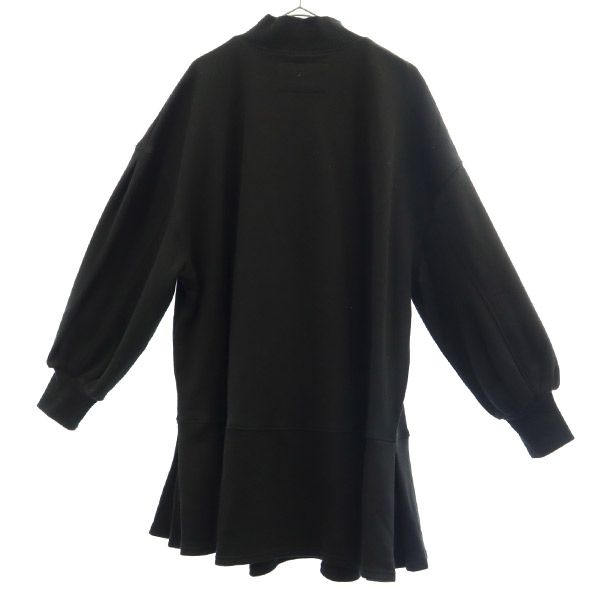 PUMA プーマ スナイデル コラボ ロゴ刺繍 長袖 ミニワンピース M ブラック系 SNIDEL レディース