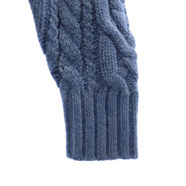 未使用 eimy istoire エイミー イストワール 長袖 セーター F ブルー ニット ビジュー レディース