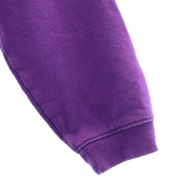 エックスガール ロゴ刺繍 長袖 スウェットパーカー 2 パープル X-girl プルオーバー トレーナー レディース