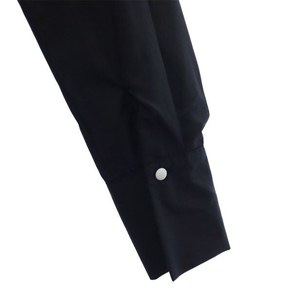 Cen. セン 長袖 ノーカラーシャツ M ブラック レディース