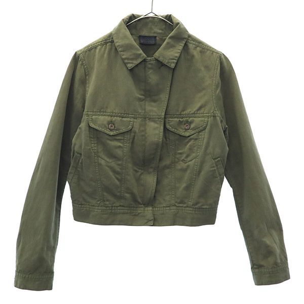 DIESEL ディーゼル ミリタリージャケット XS カーキ レディース