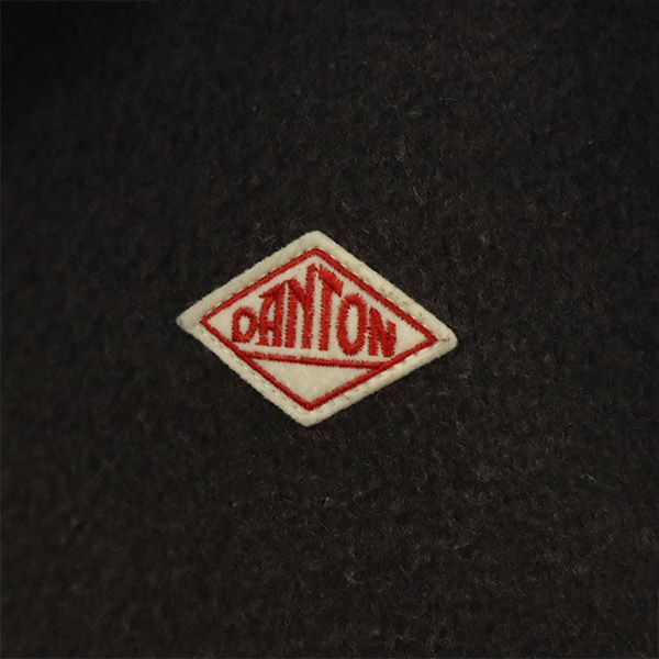 Danton ダントン ロゴワッペン ウールジャケット 34 グレー レディース