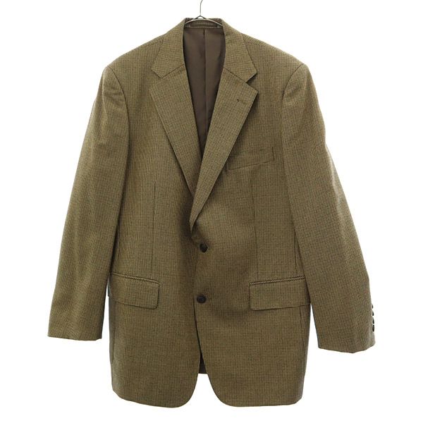 J.PRESS ジェイプレス 日本製 千鳥柄 テーラードジャケット C96-W82-T180 ブラウン メンズ