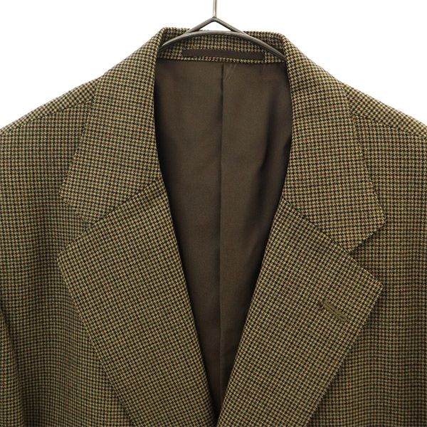 J.PRESS ジェイプレス 日本製 千鳥柄 テーラードジャケット C96-W82-T180 ブラウン メンズ