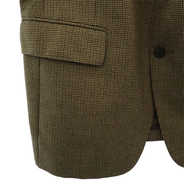 J.PRESS ジェイプレス 日本製 千鳥柄 テーラードジャケット C96-W82-T180 ブラウン メンズ