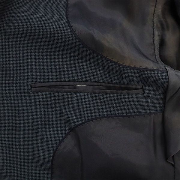 サンヨンロク チェック ウールジャケット 42L ブルー 346 ブルックスブラザーズ メンズ