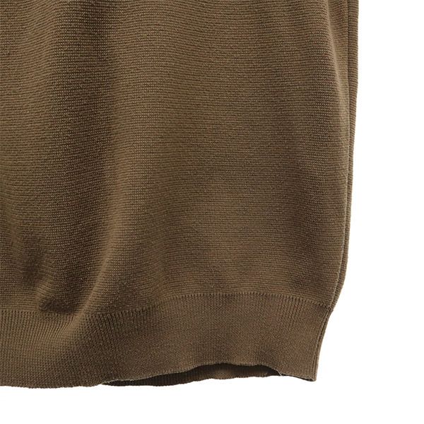 ステュディオス 日本製 長袖 セーター 1 ブラウン STUDIOUS ニット メンズ