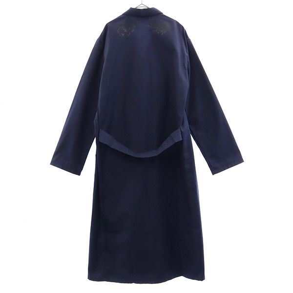 Tergal VT チェスターコート ネイビー メンズ