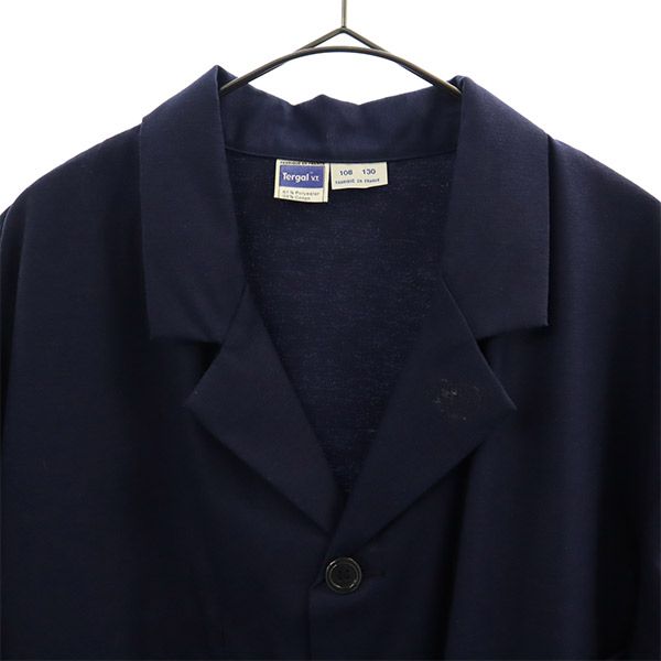 Tergal VT チェスターコート ネイビー メンズ