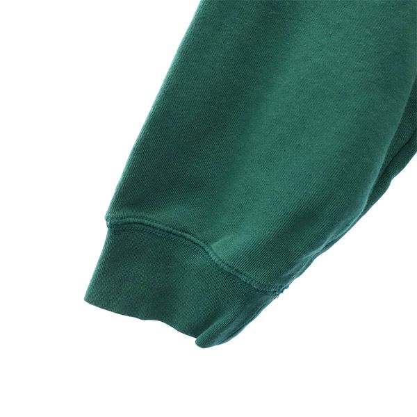 エックスガール ロゴプリント 長袖 ジップパーカー M グリーン X-girl スウェット レディース