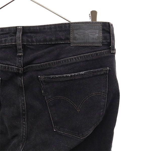 Levi's リーバイス 711 切替 切替 スキニーデニムパンツ W29 グレー ジーパン レディース