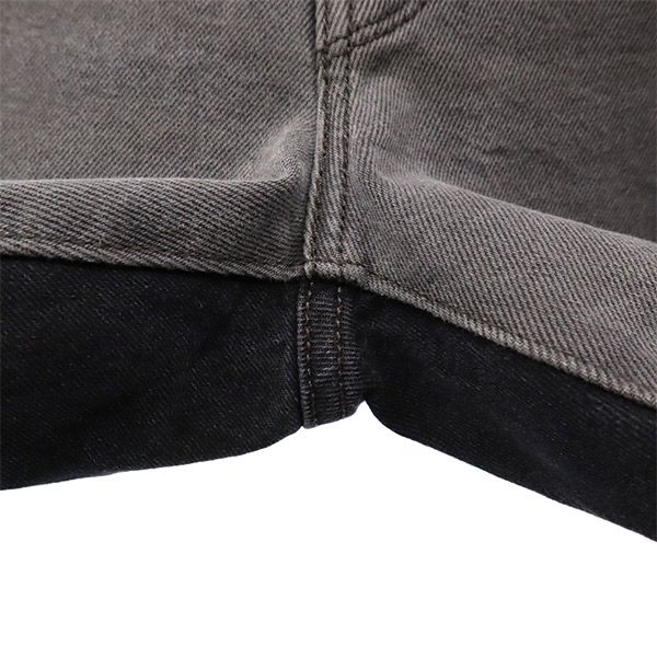 Levi's リーバイス 711 切替 切替 スキニーデニムパンツ W29 グレー ジーパン レディース