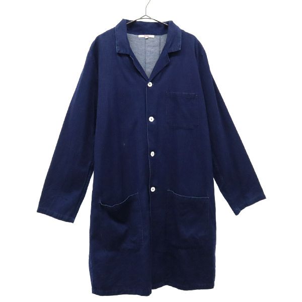 Badhiya バディーヤ デニム チェスターコート 2 ネイビー メンズ