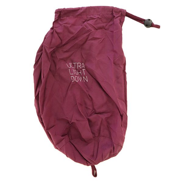 UNIQLO ユニクロ シームレス ダウンジャケット XL パープル シームレスダウンパーカ 収納袋付き レディース