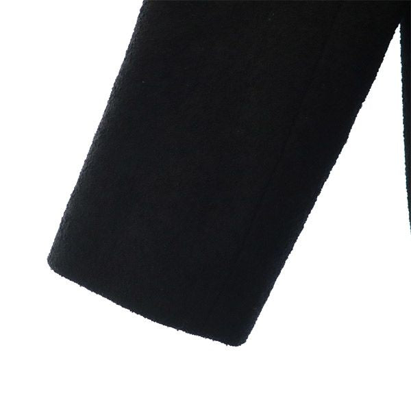 キャサリンハムネットロンドン ダブルブレスト ウールコート M ブラック KATHARINE HAMNETT LONDON レディース