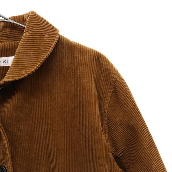 PAR ICI パーリッシィ 2018年製 コーデュロイジャケット F ブラウン レディース