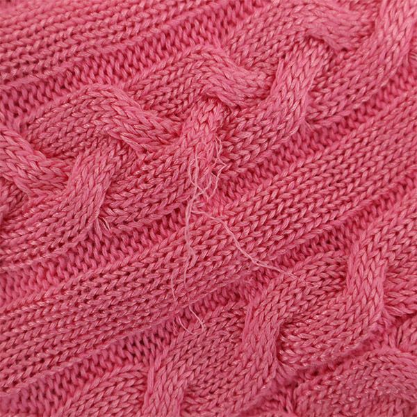 LAUREN RALPH LAUREN ローレンラルフローレン 長袖 ケーブルニット カーディガン S/M ピンク レディース