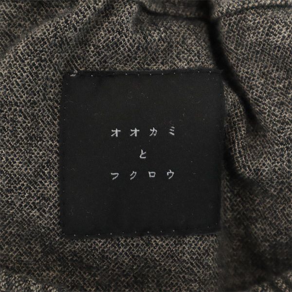 オオカミとフクロウ 日本製 テーパードパンツ グレー PORTOM レディース