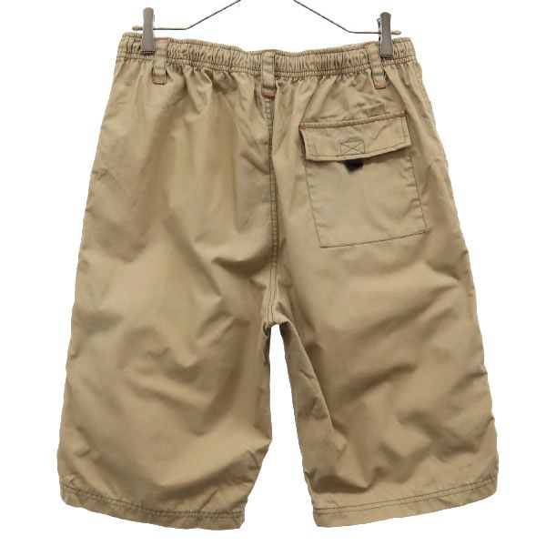 ファーストダウン ロゴワッペン ショートパンツ L ベージュ FIRSTDOWN メンズ