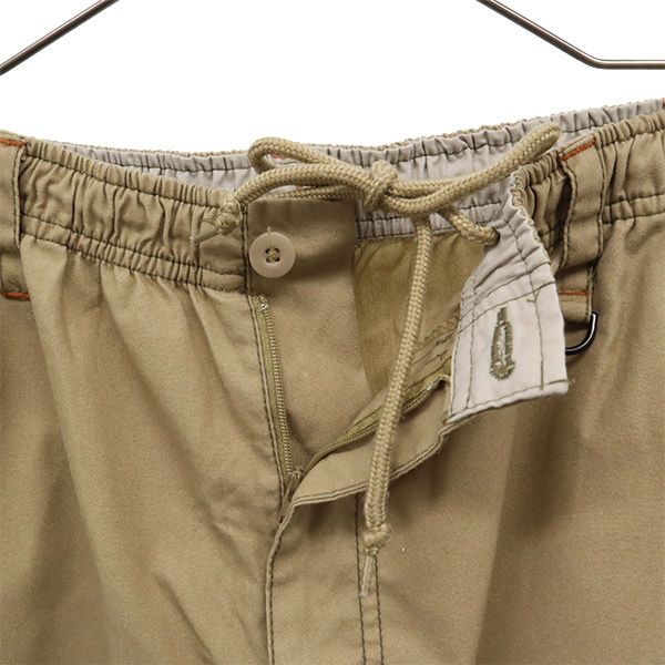 ファーストダウン ロゴワッペン ショートパンツ L ベージュ FIRSTDOWN メンズ