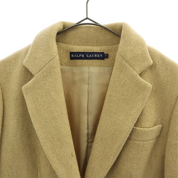 RALPH LAUREN ラルフローレン 日本製 ウールジャケット 7 ベージュ レディース