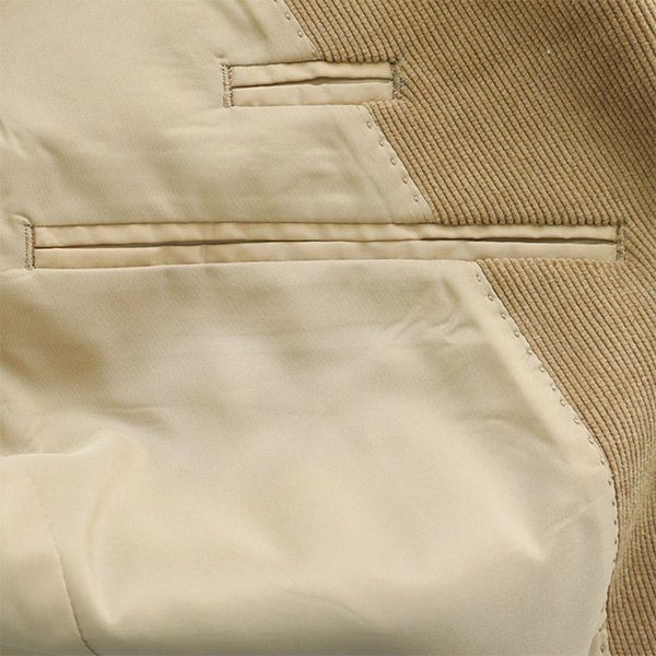 WORK TRIP OUTFITS ワークトリップ アウトフィッツ コーデュロイ テーラードジャケット M ブラウン GREEN LABEL RELAXING メンズ