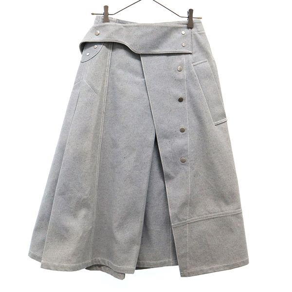3.1 Phillip Lim 3.1フィリップリム ロング丈 デニムスカート 0 グレー レディース