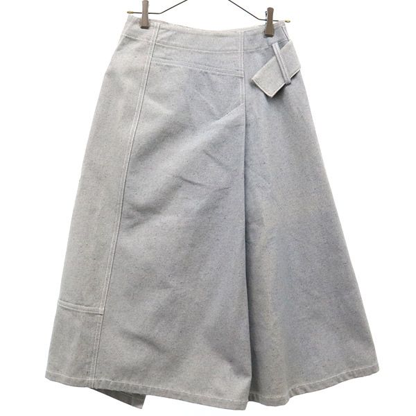 3.1 Phillip Lim 3.1フィリップリム ロング丈 デニムスカート 0 グレー レディース