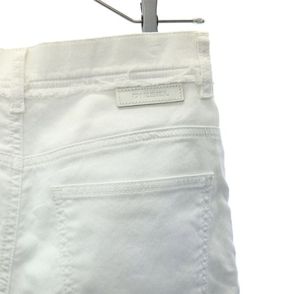ディーゼル 未使用 ルーズ パンツ W25 ホワイト DIESEL ワイド レディース