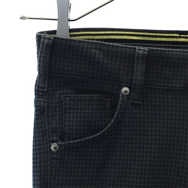 エドウィン 千鳥格子 ジャージーズ パンツ S グレー EDWIN レディース