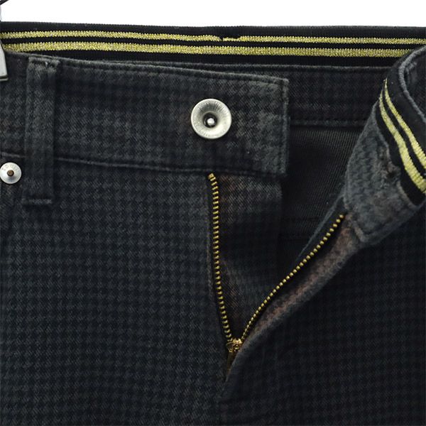 エドウィン 千鳥格子 ジャージーズ パンツ S グレー EDWIN レディース