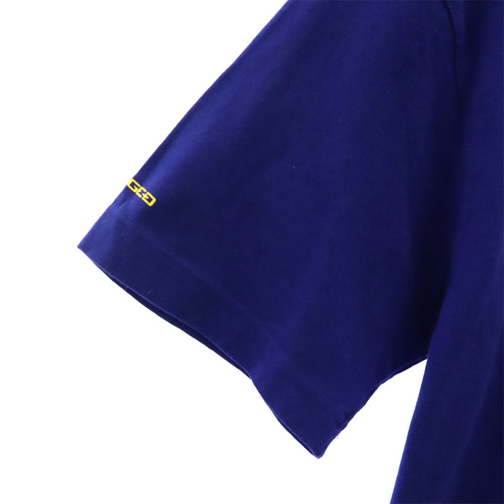 未使用 アンダーアーマー トレーニング 半袖 ウェア SM ブルー UNDER ARMOUR Tシャツ スポーツ ロゴプリント メンズ