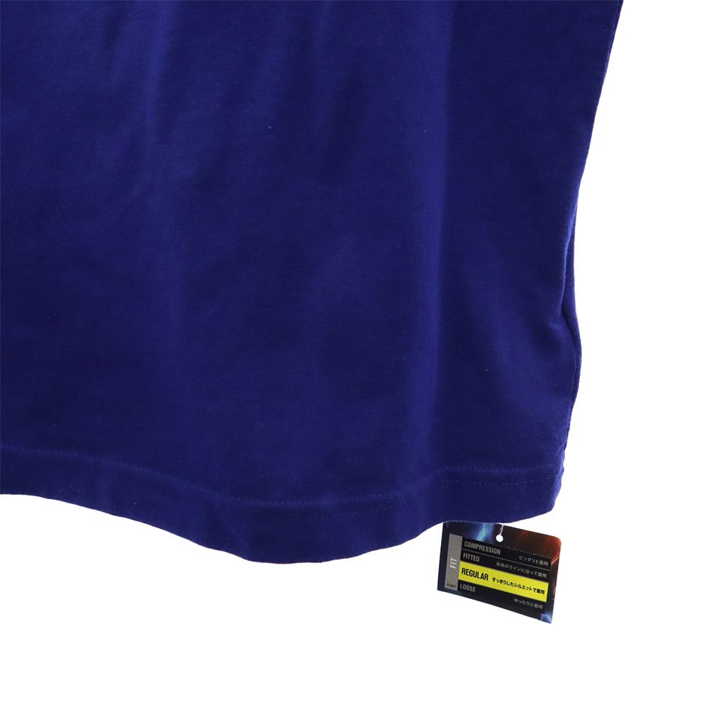 未使用 アンダーアーマー トレーニング 半袖 ウェア SM ブルー UNDER ARMOUR Tシャツ スポーツ ロゴプリント メンズ