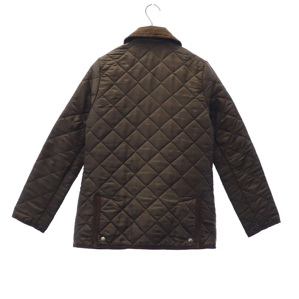 Traditional Weatherwear トラディショナルウェザーウェア 中綿 ダブルブレスト キルティングジャケット 32 ブラウン レディース