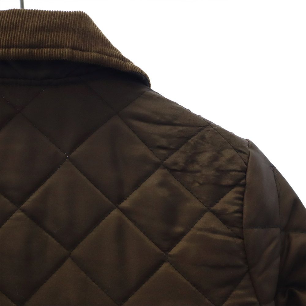 Traditional Weatherwear トラディショナルウェザーウェア 中綿 ダブルブレスト キルティングジャケット 32 ブラウン レディース
