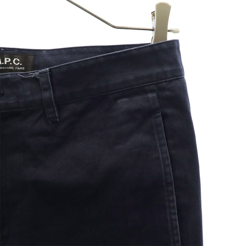 A.P.C. アーペーセー ロングパンツ S ネイビー ストレートパンツ メンズ