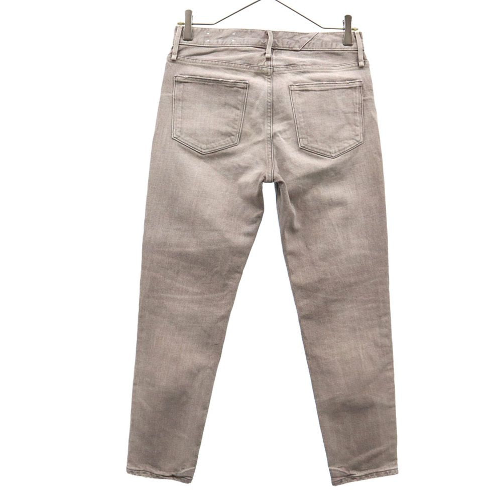 upper hights アッパーハイツ スリムデニムパンツ W23 グレー ジーパン レディース