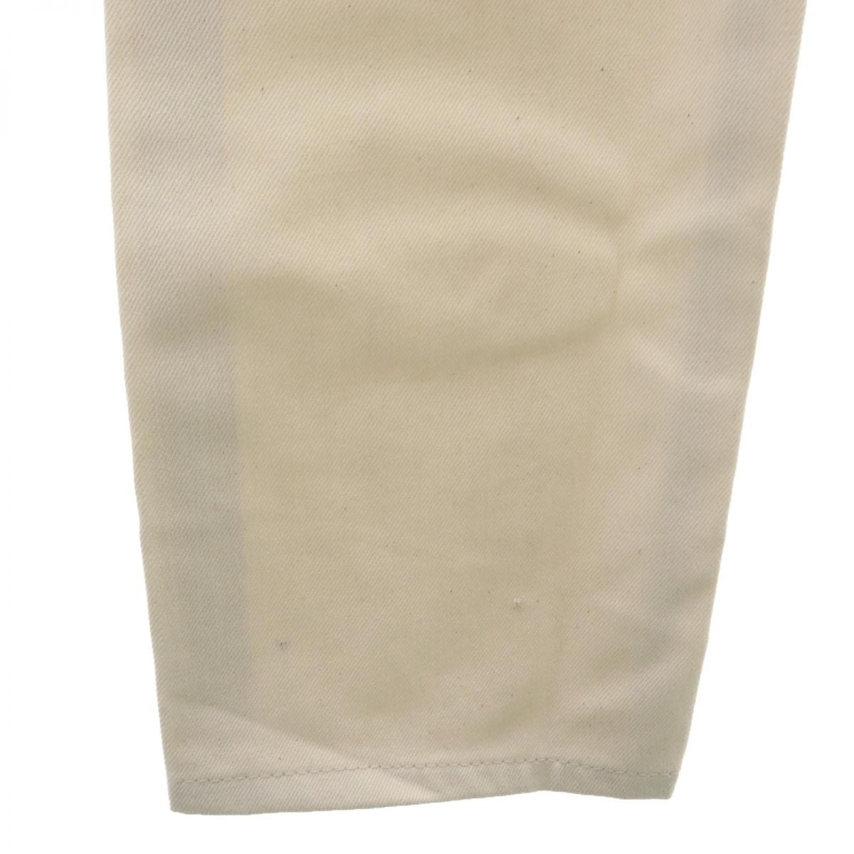 リーバイス 未使用 ロゴワッペン スリムデニムパンツ W32 ホワイト Levi's ジーパン メンズ