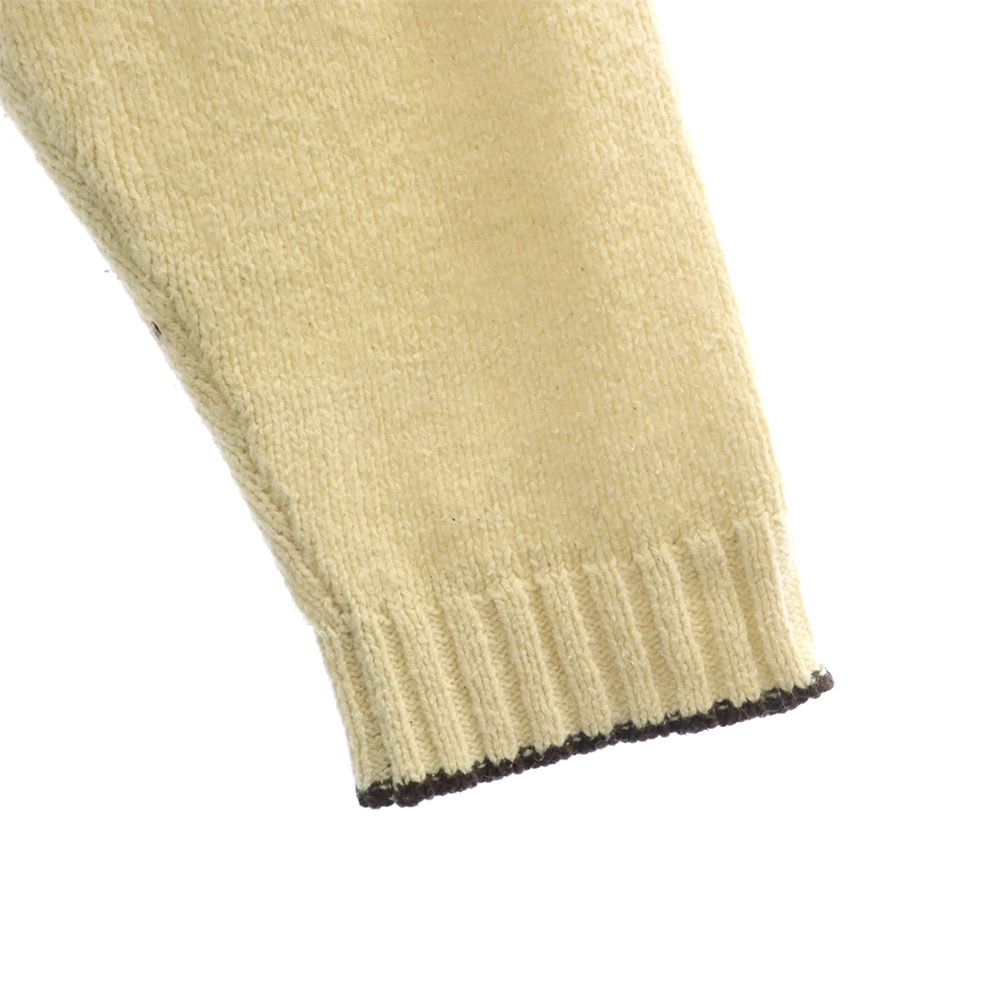 Timberland ティンバーランド 90s 長袖 Vネック セーター L ホワイト ニット オールド ヴィンテージ メンズ