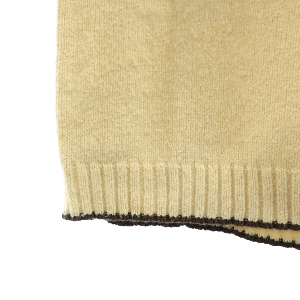 Timberland ティンバーランド 90s 長袖 Vネック セーター L ホワイト ニット オールド ヴィンテージ メンズ