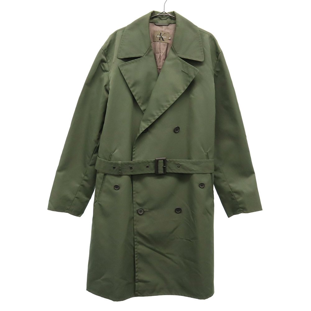 Calvin klein カルバンクライン 日本製 トレンチコート 36 グリーン メンズ