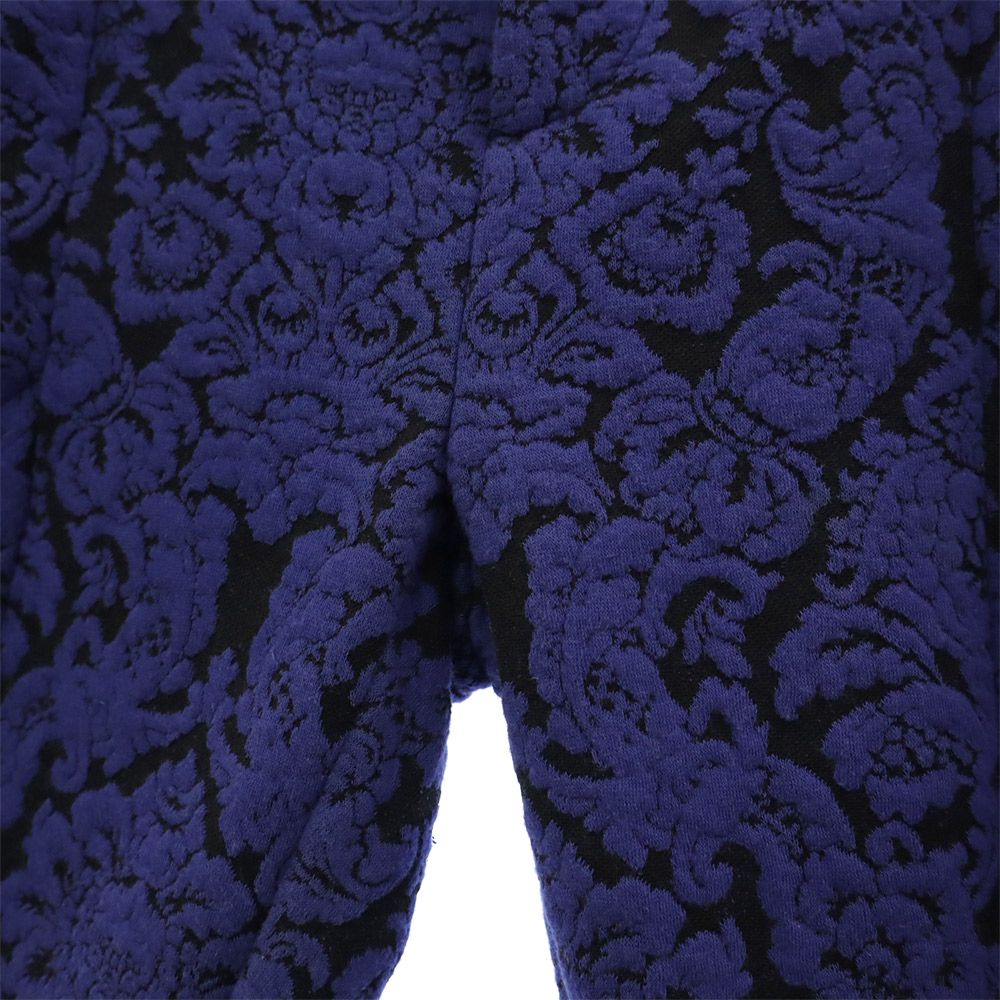 ファブレスインターナショナル 日本製 花柄 ロングパンツ ブルー レディース