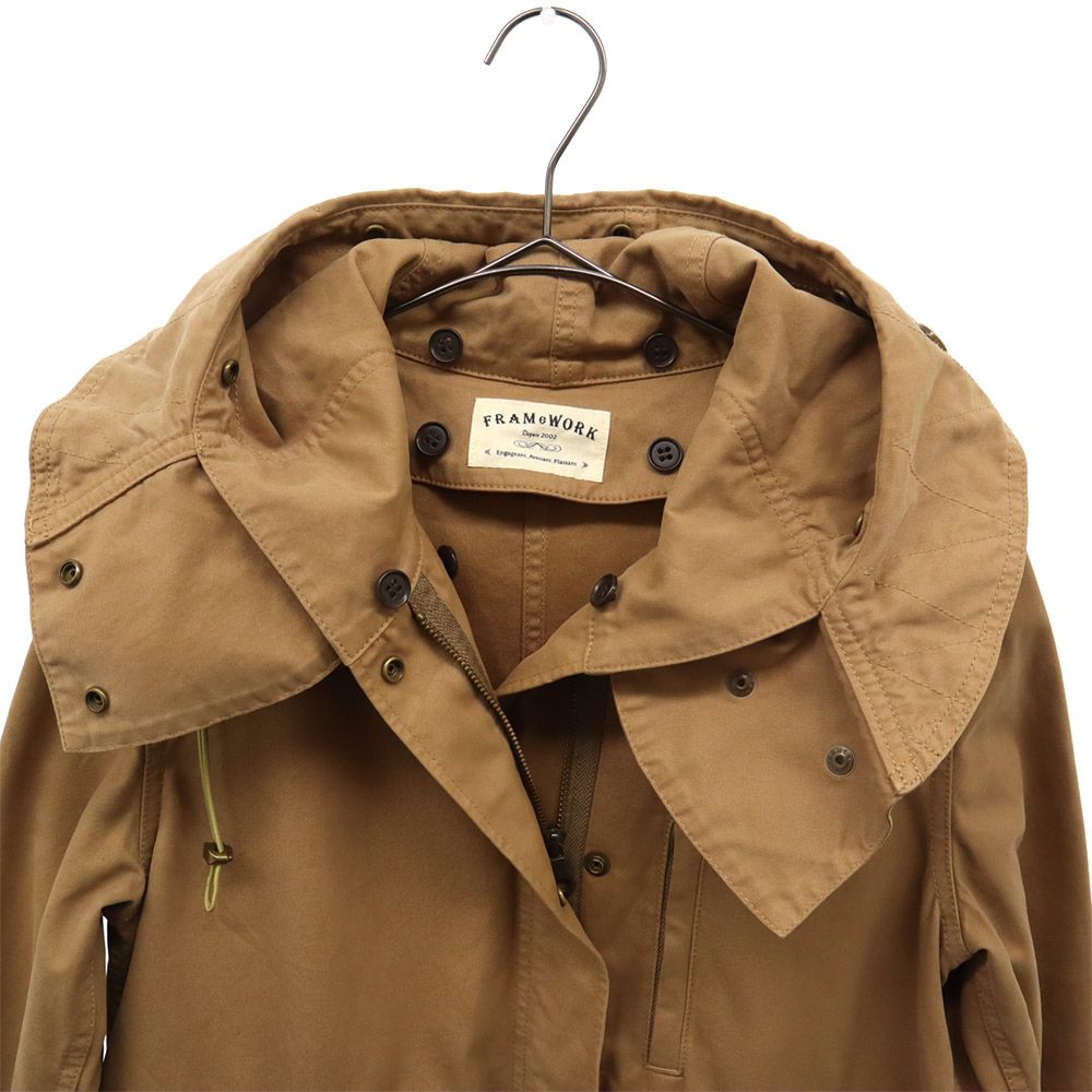 FRAMeWORK フレームワーク ロングコート 38 ブラウン レディース